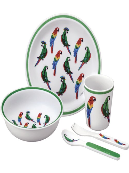 Coffret Repas Le Petit Lucas Du Tertre Le Perroquet (5 Pièces) - Kiabi