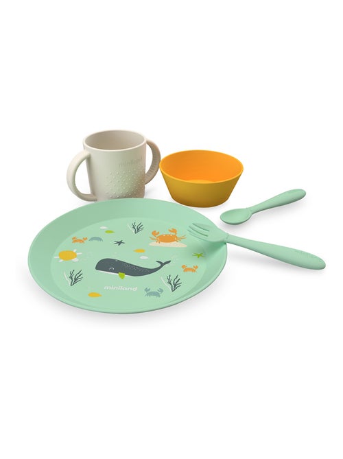 Coffret Repas Océan Vaisselle Enfant Miniland - Kiabi
