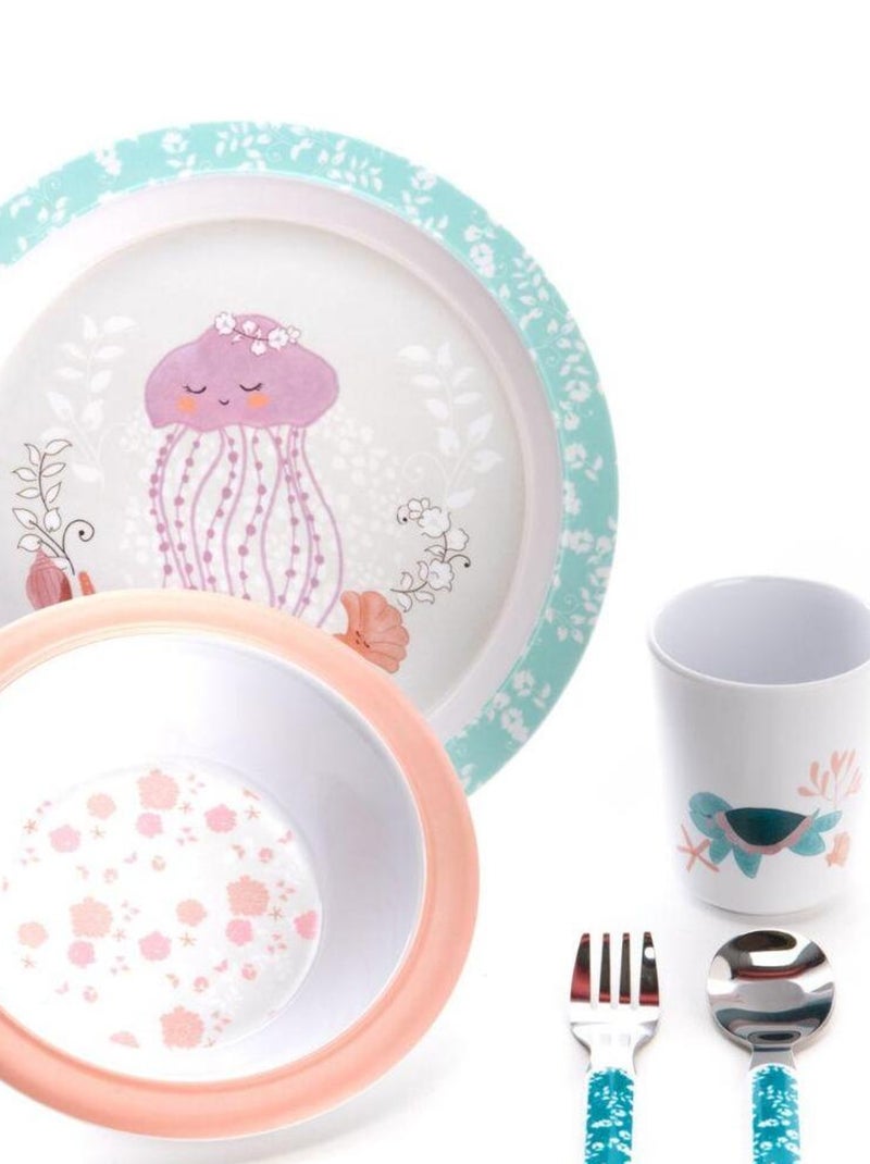 Coffret repas Venus (5 pièces) Multicolore - Kiabi
