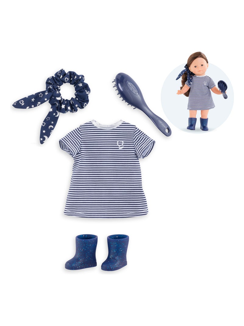 Coffret Robe Rayée et Bottes pour poupée ma Corolle N/A - Kiabi