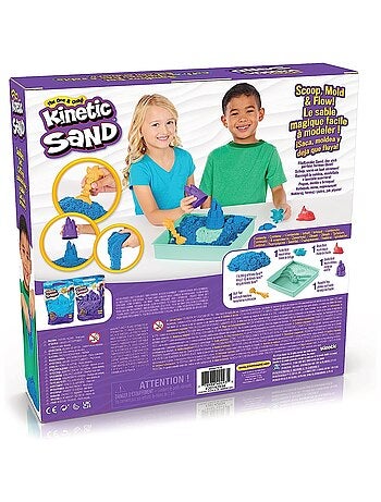 Coffret sable kinétique bleu
