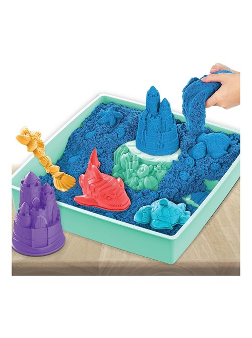 Coffret sable kinétique bleu - Kiabi
