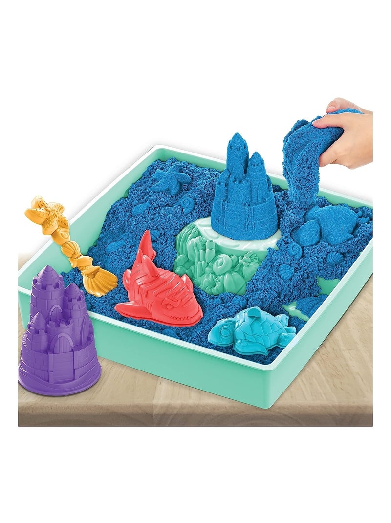 Coffret sable kinétique bleu Bleu - Kiabi