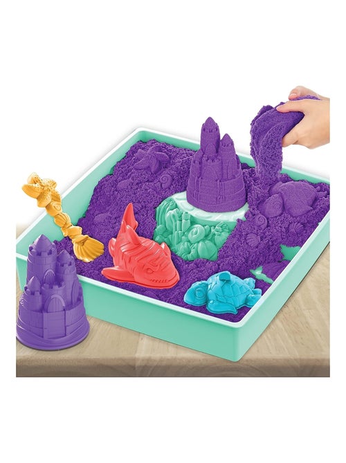 Coffret sable kinétique violet - Kiabi