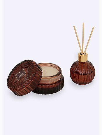 Coffret Senteur : bougie + diffuseur - Atmosphera