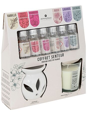 Coffret senteur bougie encens Jasmin