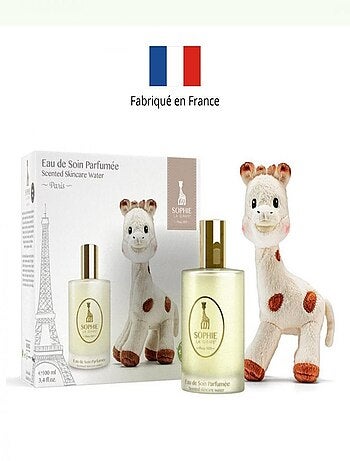 Coffret Sophie la girafe® - Eau de Soin parfumée 100ml + peluche
