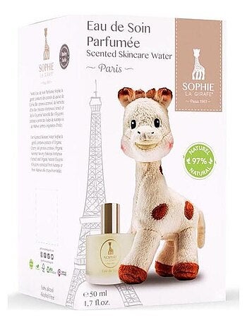 Coffret Sophie la girafe® - Eau de Soin parfumée 50ml + peluche