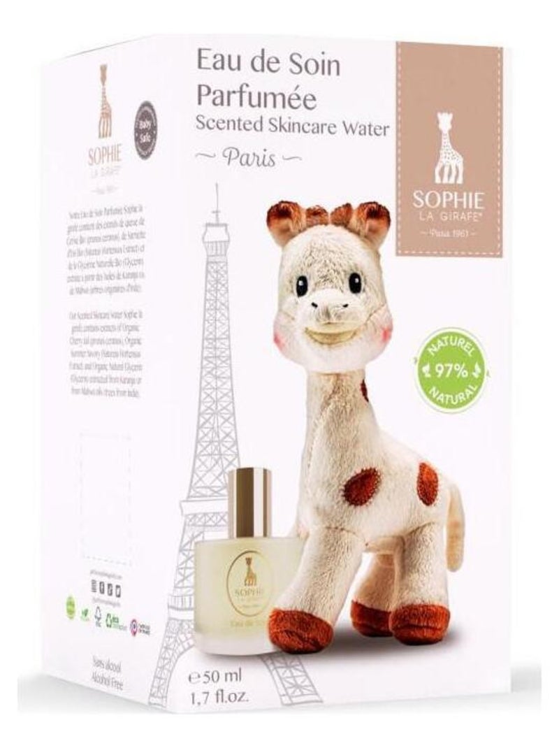 Coffret Sophie la girafe® - Eau de Soin parfumée 50ml + peluche Blanc - Kiabi