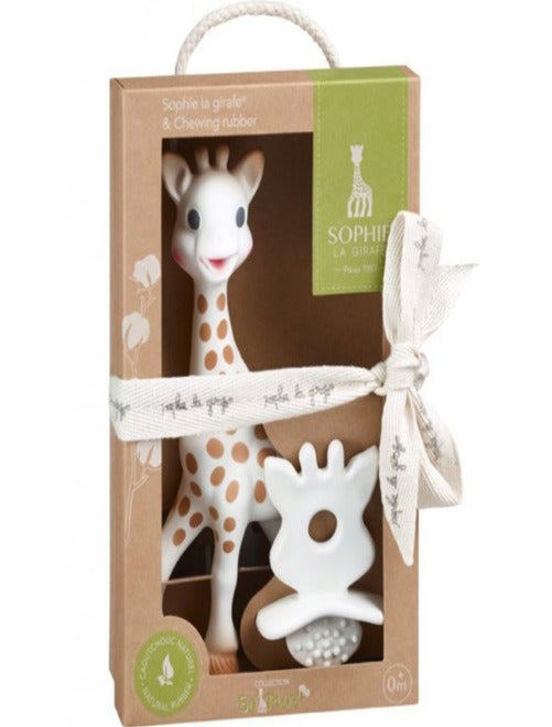 Peluche girafe avec doudou mouchoir - 15 cm - N/A - Kiabi - 21.99€