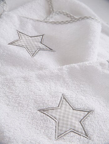 Coffret sortie de bain bébé en coton étoile brodée 'Little Stars' ROBA