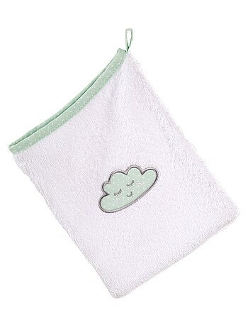 Coffret sortie de bain bébé en coton nuage brodé 'Happy Cloud' ROBA