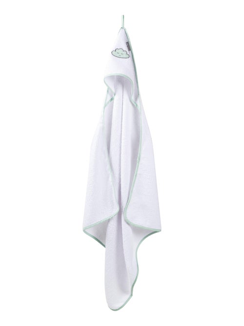 Coffret sortie de bain bébé en coton nuage brodé 'Happy Cloud' ROBA - Kiabi