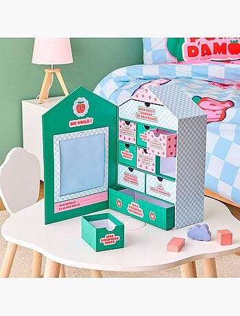 Coffret de naissance forme maison MAISON DU BONHEUR