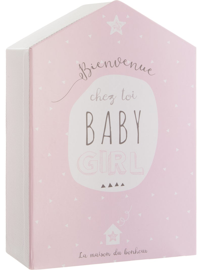 Coffret souvenir de naissance forme maison VILLA Vert - Kiabi
