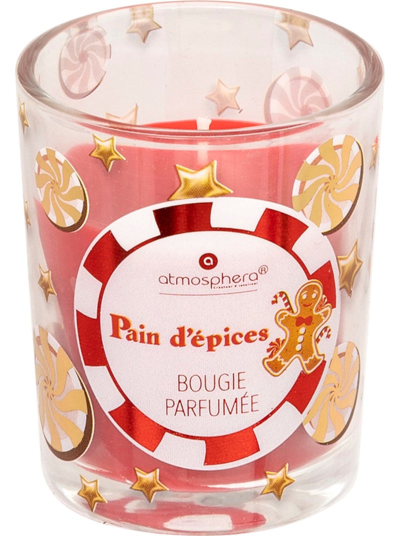 Coffret spray d'ambiance et bougie pain d'épice Rouge - Kiabi