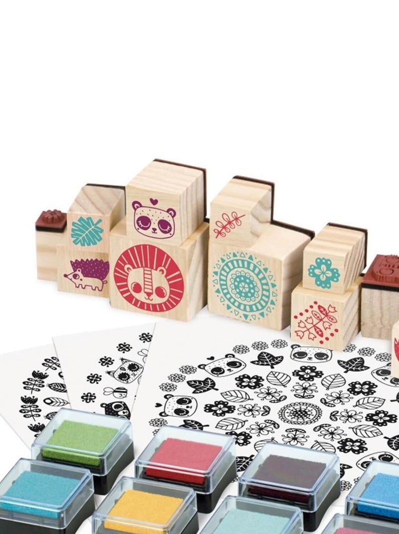 Coffret tampons mandalas N/A - Kiabi