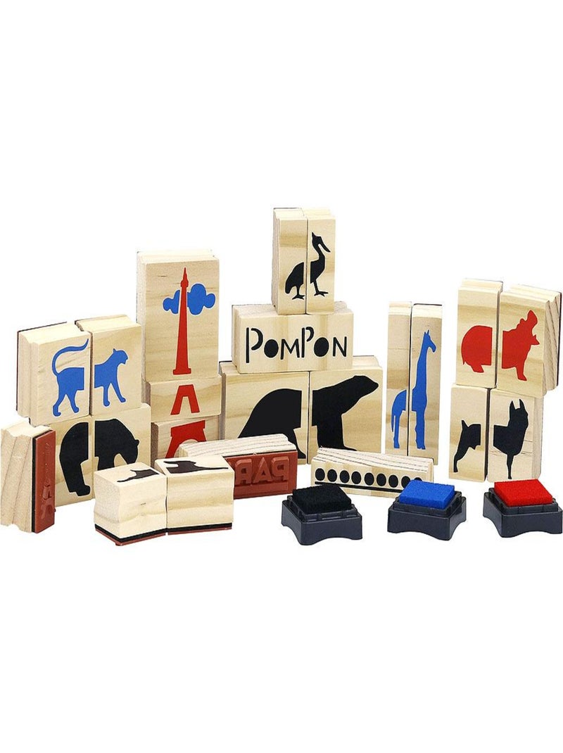 Coffret tampons Pompon N/A - Kiabi