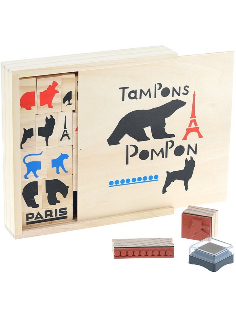 Coffret tampons Pompon N/A - Kiabi