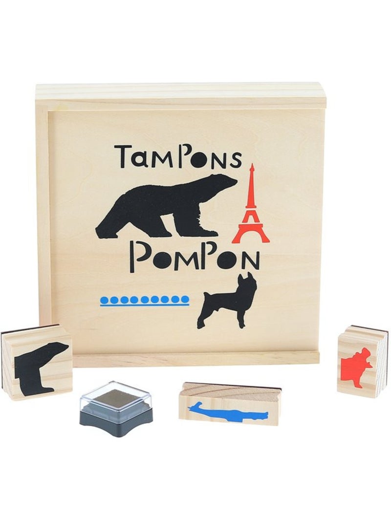 Coffret tampons Pompon N/A - Kiabi