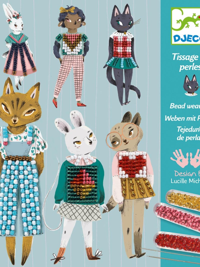 Coffret tissage de perles : Les minettes N/A - Kiabi