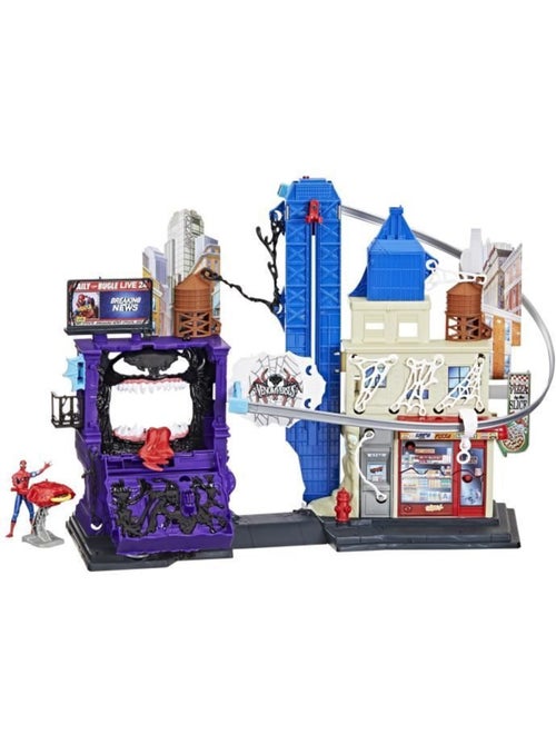 Coffret univers miniature - ville des lanceurs de toiles - hasbro marvel spider-man - Kiabi