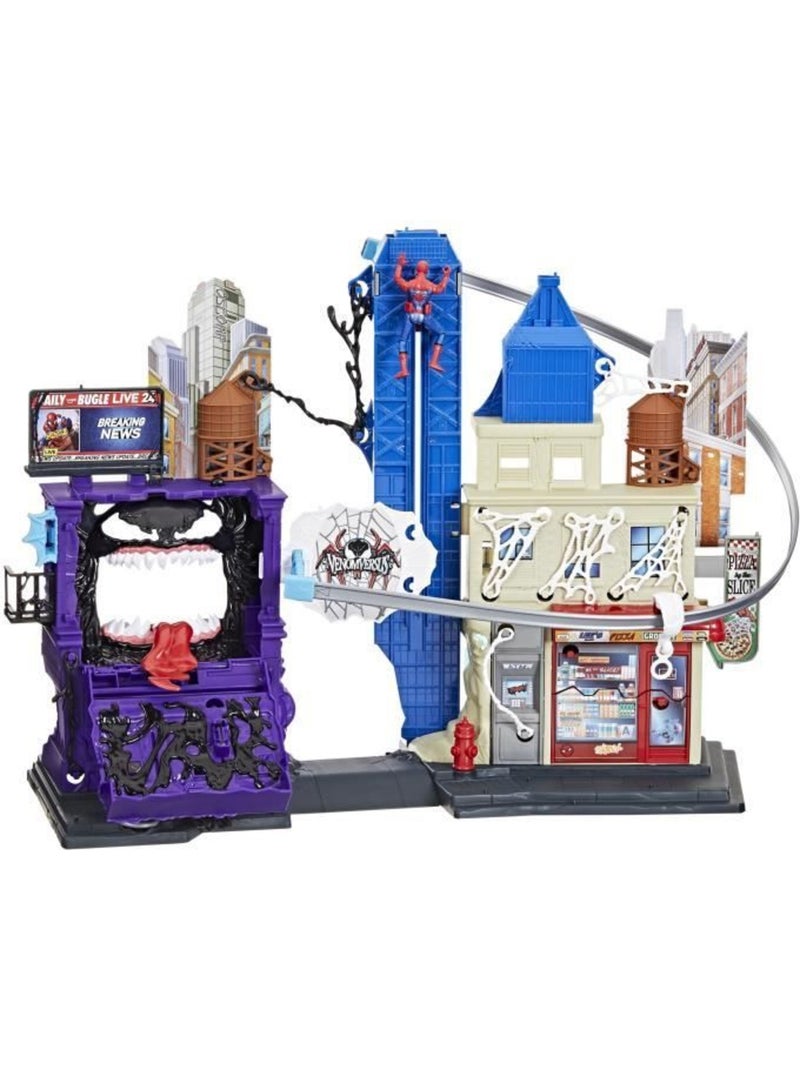 Coffret univers miniature - ville des lanceurs de toiles - hasbro marvel spider-man Bleu - Kiabi