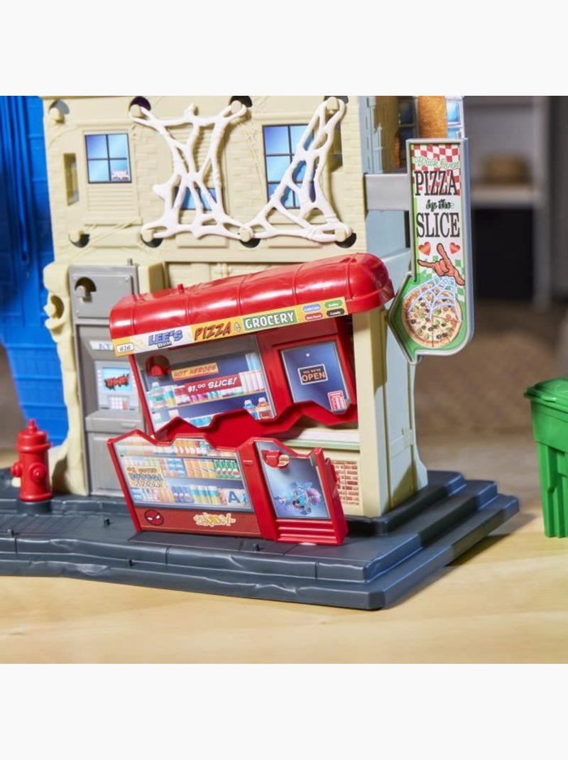 Coffret univers miniature - ville des lanceurs de toiles - hasbro marvel spider-man Bleu - Kiabi
