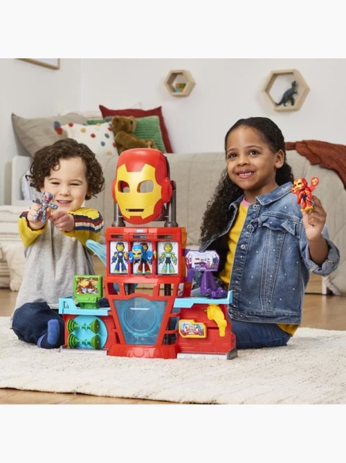Coffret univers miniature électronique qg d'iron man - hasbro, marvel - Kiabi