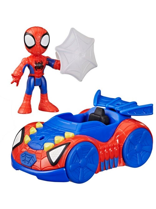 Coffret véhicule arachno-bolide avec figurine 7,5 cm - hasbro spidey et ses amis - Kiabi