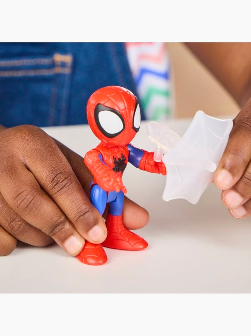 Coffret véhicule arachno-bolide avec figurine 7,5 cm - hasbro spidey et ses amis Bleu - Kiabi