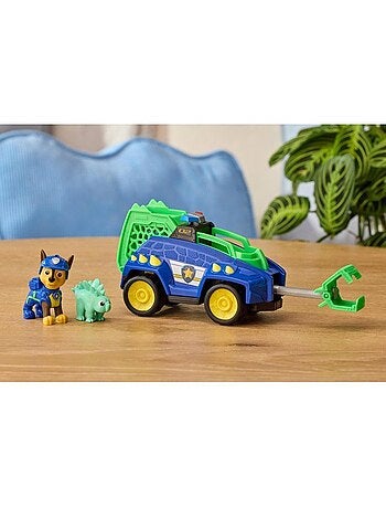 Coffret véhicule + figurines chase et dino mission dino - paw patrol