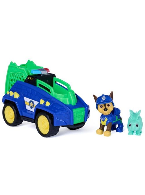 Coffret véhicule + figurines Chase et dino Mission Dino - PAW PATROL - Kiabi
