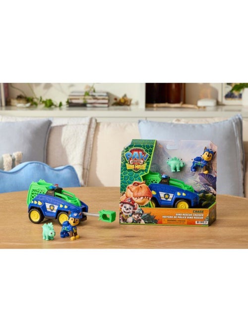 Coffret véhicule + figurines Chase et dino Mission Dino - PAW PATROL - Kiabi