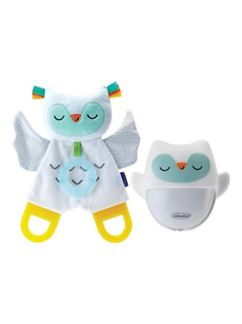Coffret veilleuse et doudou Chouette - Kiabi