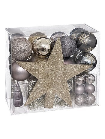 Coffrets Décoration sapin de Noël 44 pièces