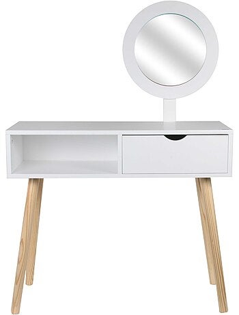 Coiffeuse Aurore En Bois - The Home Deco Factory