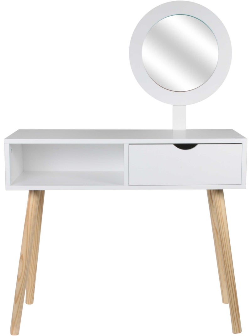 Coiffeuse Aurore En Bois - The Home Deco Factory Multicolore - Kiabi