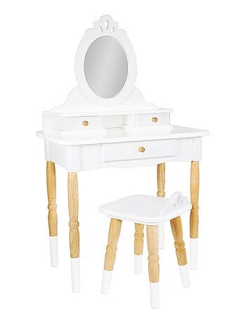 Coiffeuse avec tabouret