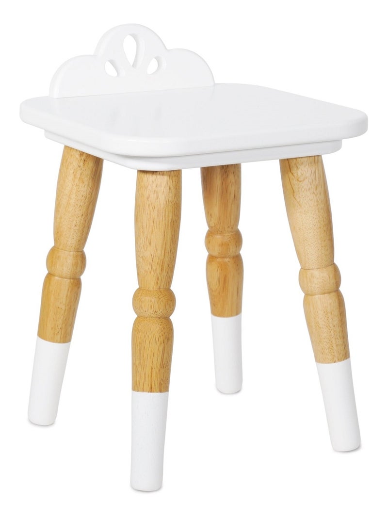 Coiffeuse avec tabouret Blanc - Kiabi