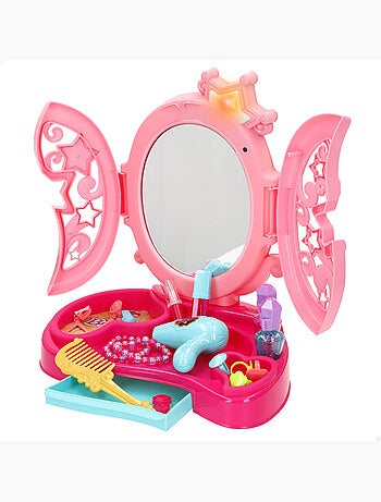 Coiffeuse beauty love avec lumière et son + accessoires