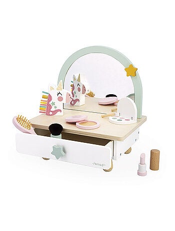 Coiffeuse de table en bois Licorne