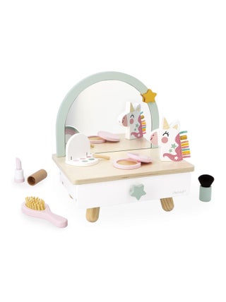 Coiffeuse de table en bois Licorne