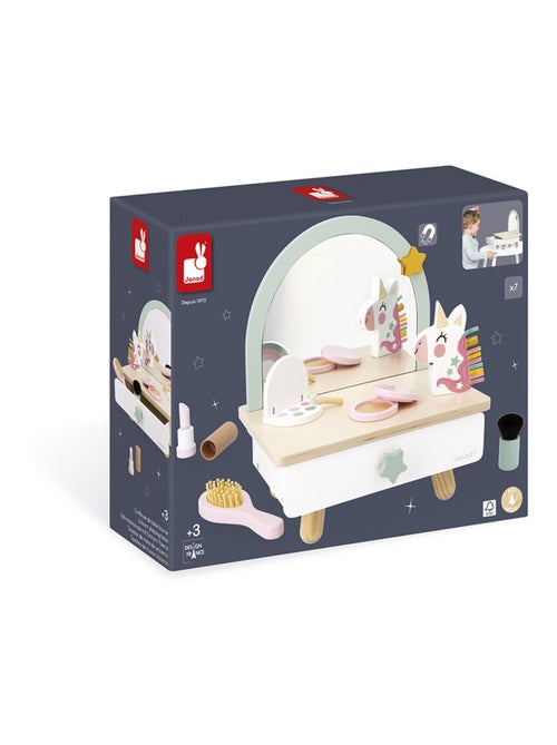 Coiffeuse de table en bois Licorne - Kiabi