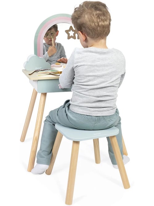 Coiffeuse en bois et accessoires licorne - Kiabi Coiffeuse en bois et accessoires licorne - Kiabi