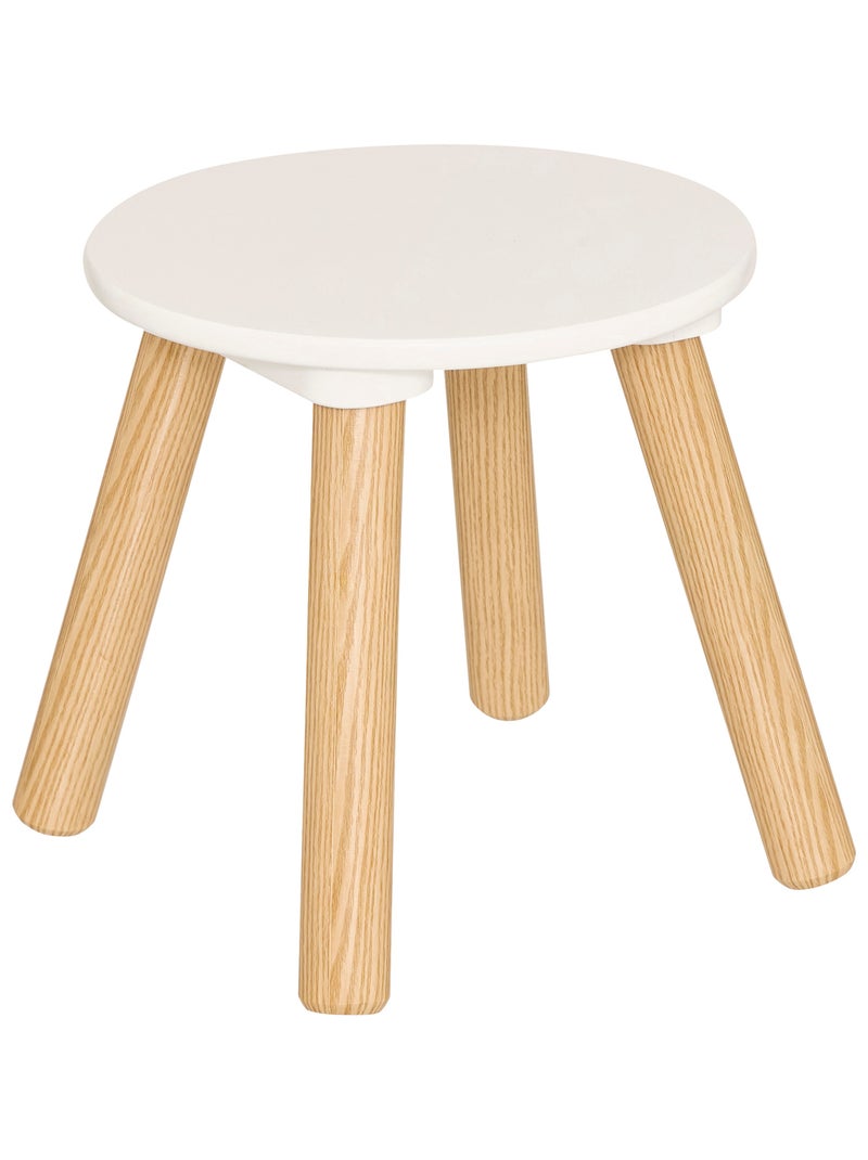 Coiffeuse enfant avec miroir et tabouret assorti Blanc - Kiabi