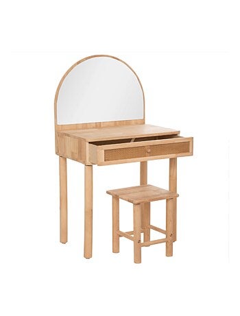 Coiffeuse enfant et son tabouret