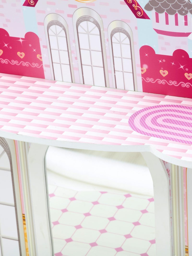 Coiffeuse enfant tabouret miroir avec miroir Blanc - Kiabi