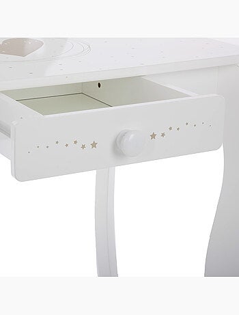 Coiffeuse et tabouret enfant avec miroir DEMOISELLE