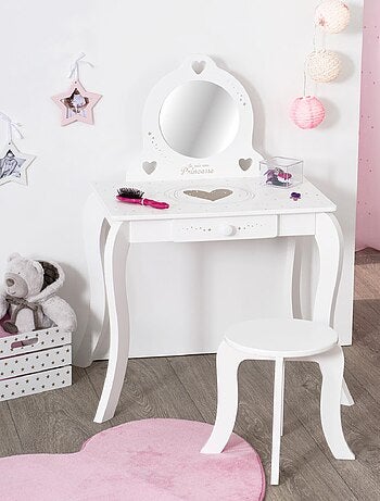 Coiffeuse et tabouret enfant